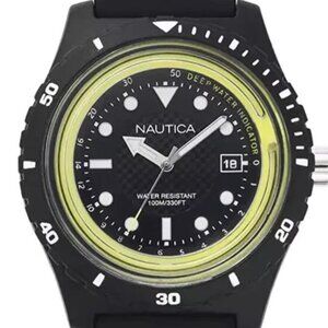 Nautica Men's 45mm Watch with Rubber Strap Brand New with Nautica Case NAPIBZ001